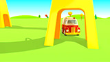 Helper Cars: a Fire Truck, a Police Car and an Ambulance in Cartoon For Kids