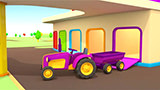 Farm Vehicles And Tractor Adventures In Helper Cars Cartoon For Kids