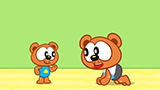 Cute Family Teaches Children Order And Proper Behavior In The Fun And Educational Cartoon