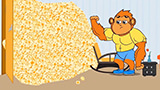 Teaching With Popcorn | New Series Of Funny Animations By Cute Family